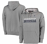 Men's Dallas Cowboys Nike Sideline Circuit Pullover Performance Hoodie Gray FengYun,baseball caps,new era cap wholesale,wholesale hats